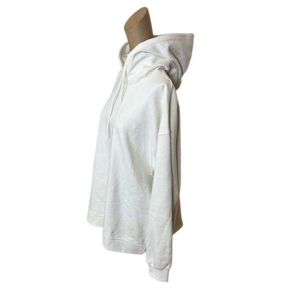 NWT! Ganni OVERSIZED HOODIE SOFTWARE EGRET Women’s Size Small/Medium - Picture 5 of 9